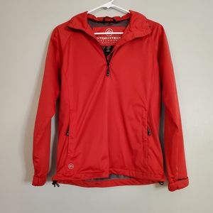 Stormtech womens windbreaker jacket XS red water resistant shell pocket